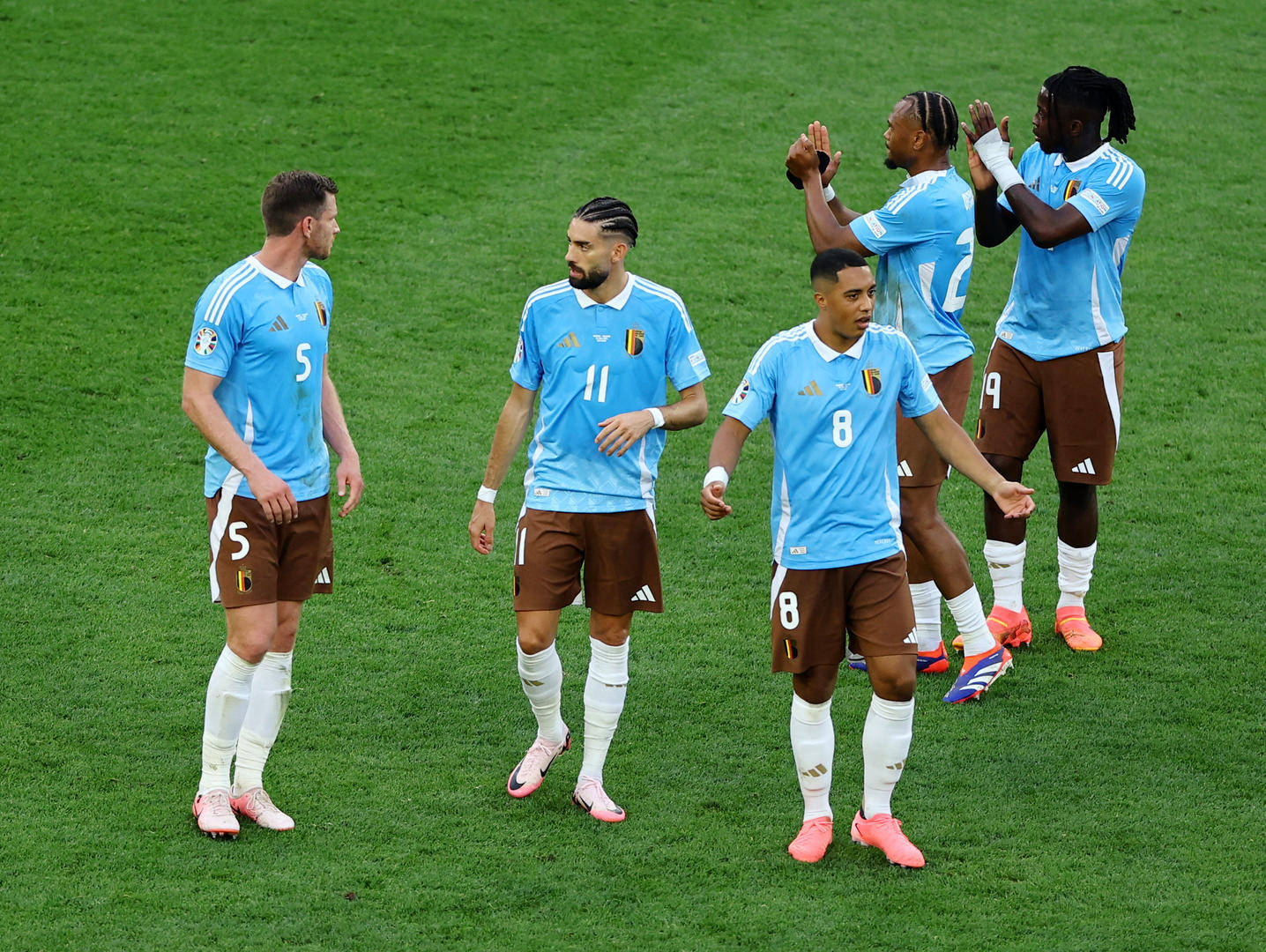 比利时队在比赛中遭遇了无情淘汰 比利时队在比赛中遭遇了无情淘汰